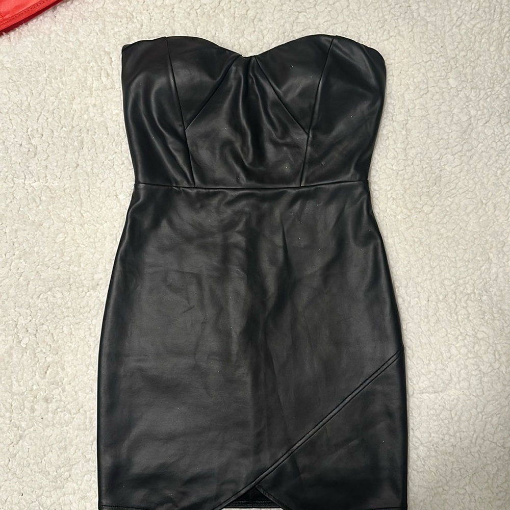 Bebe strapless mini dress